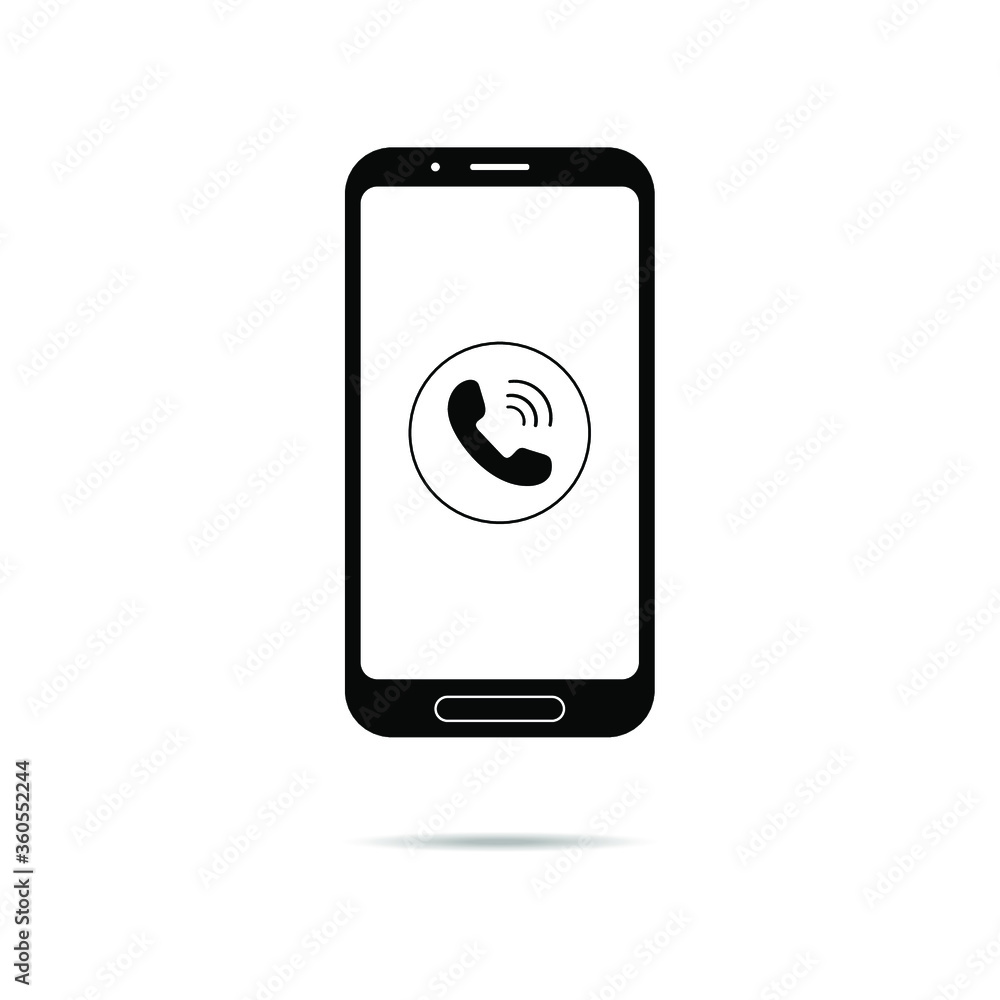 outline phone call vector icon. isolated black simple line element illustration from customer service concept. editable vector. EPS 10 outline phone call vector icon. isolated black simple line element illustration from customer service concept. editable vector. EPS 10