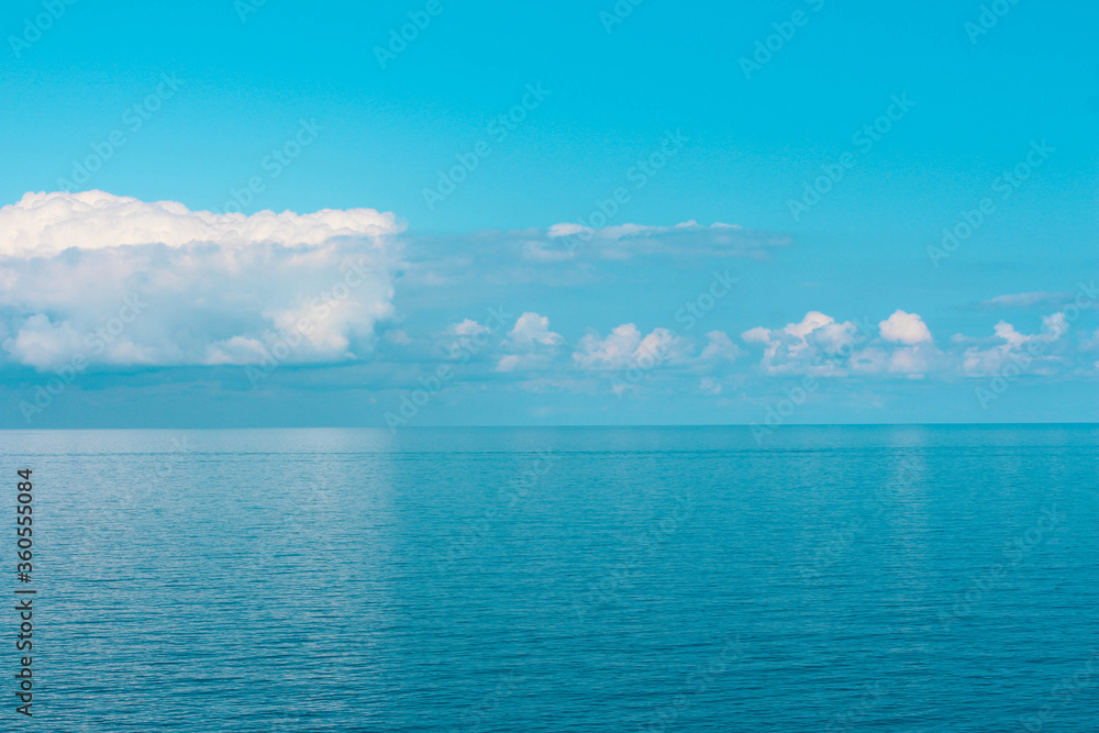 Beautiful ocean background. Blue background of the sea. Nature. Rest by the sea. Blue sky. Beautiful ocean background. Blue background of the sea. Nature. Rest by the sea. Blue sky.