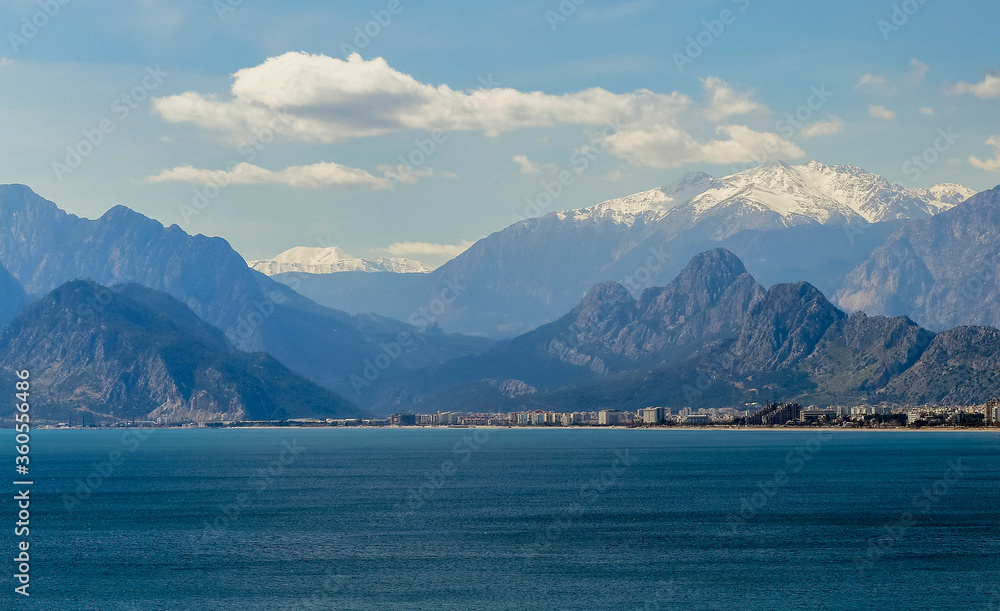 Sea and mountains views in Antalya