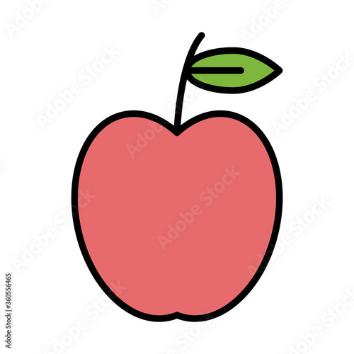 apple fresh fruit healthy food fill style