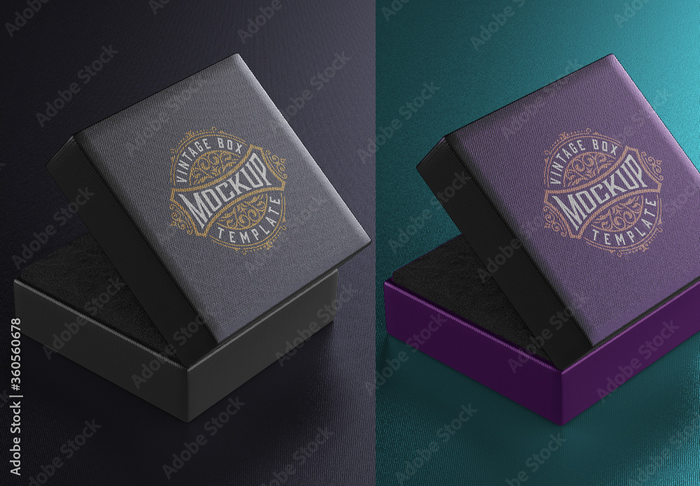 Download Jewelry Box Mockup Stock Template Adobe Stock