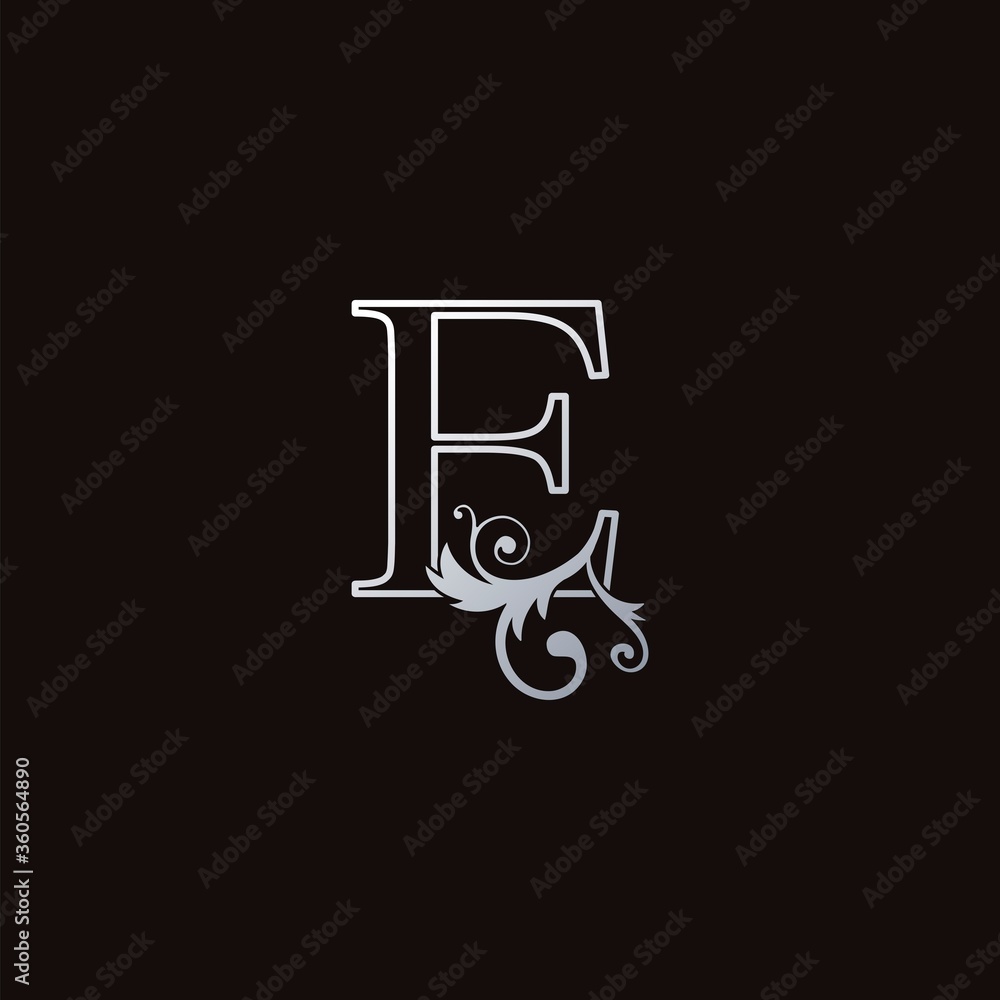 Monogram Outline Luxury Initial Letter E Logo Icon, simple luxuries business vector design Monogram Outline Luxury Initial Letter E Logo Icon, simple luxuries business vector design