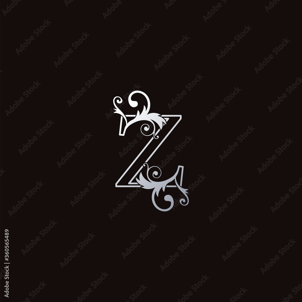 Monogram Outline Luxury Initial Letter Z Logo Icon, simple luxuries business vector design Monogram Outline Luxury Initial Letter Z Logo Icon, simple luxuries business vector design