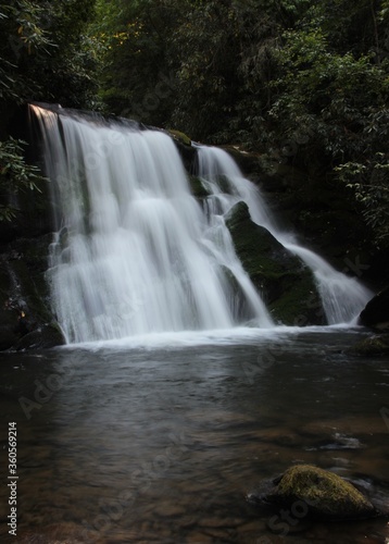 Fototapeta Naklejka Na Ścianę i Meble -  Waterfalls in the Nantahala National Forest in North Carolina
