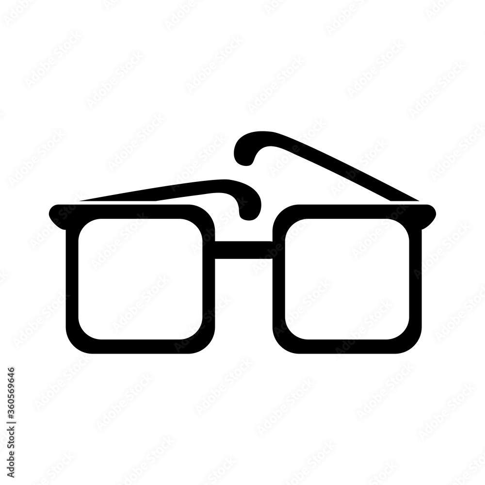 summer travel and vacation sunglasses in silhouette style isolated icon summer travel and vacation sunglasses in silhouette style isolated icon