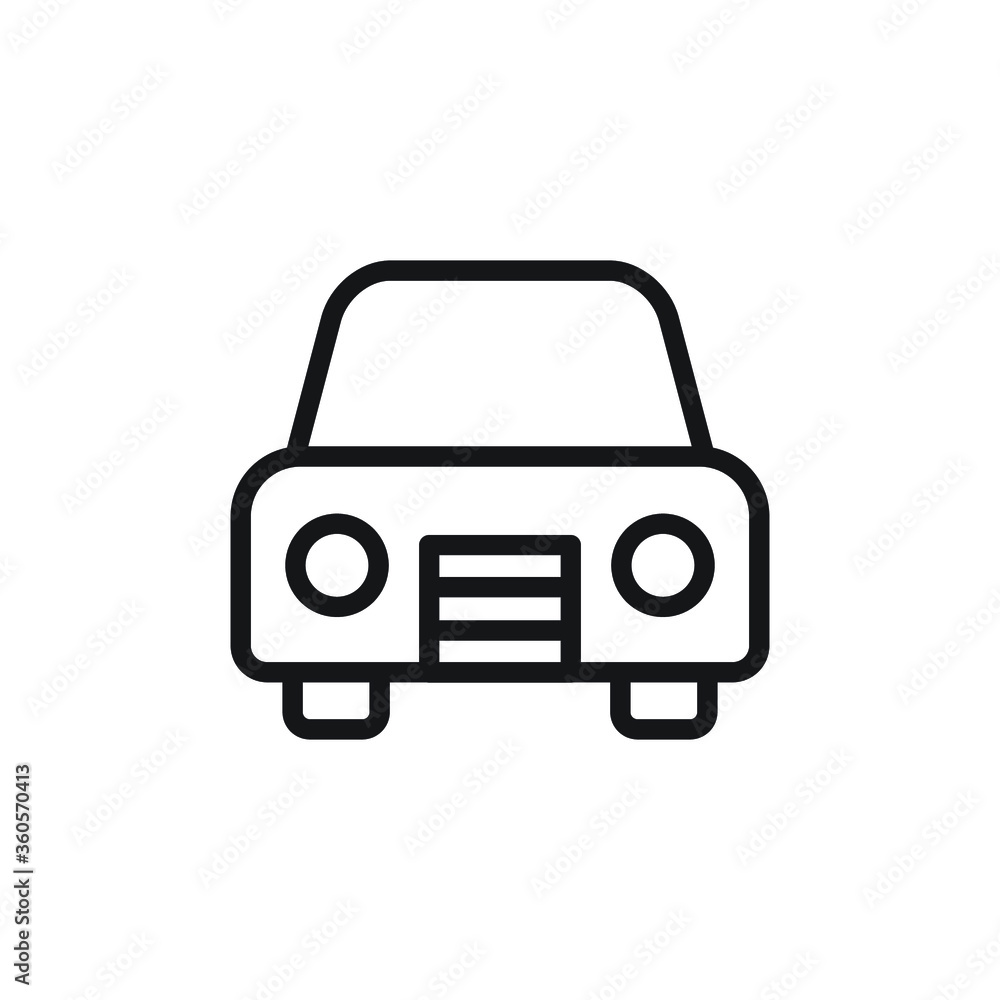 car auto icon vector