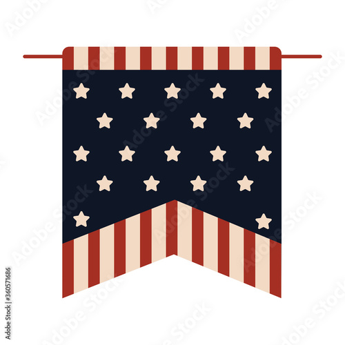 Flag pennant of United States