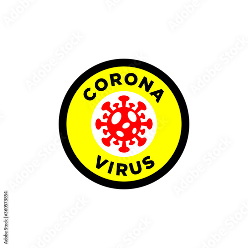 coronavirus sign icon symbol