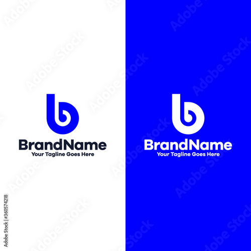 letter bb logo symbol icon vector