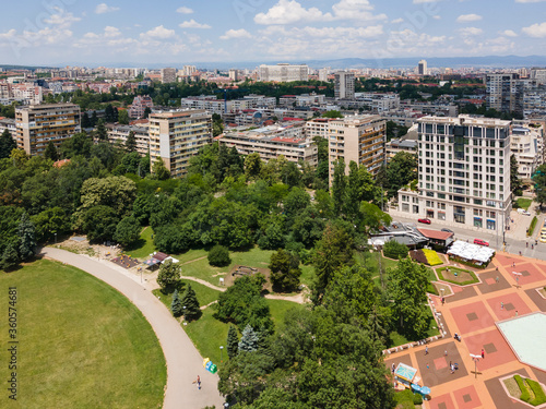 Aerial view of city of Sofia, Bulgaria © Stoyan Haytov