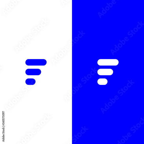 letter f logo template