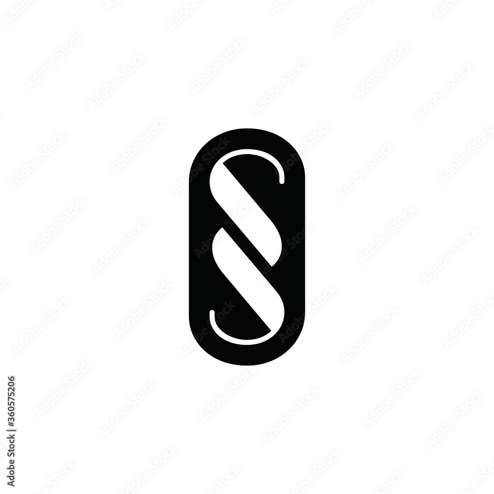 letter ss logo template vector letter ss logo template vector