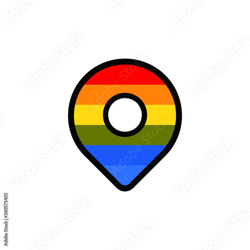 pin lgbt color symbol icon Free Download pin lgbt color symbol icon - GFXLoad