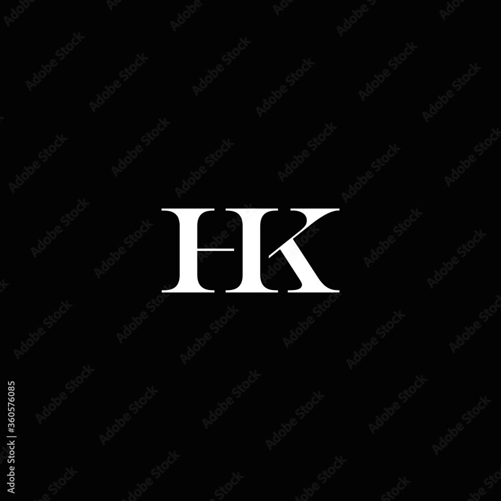 initial letter hk logo template vector eps initial letter hk logo template vector eps