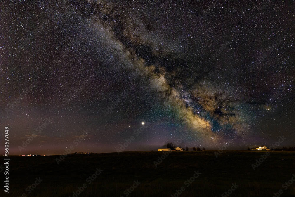 My Backyard View of the Milky Way in Montana (with a bit of post processing!)