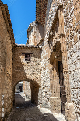 Medieval old town of Baeza, Jaen, Spain.