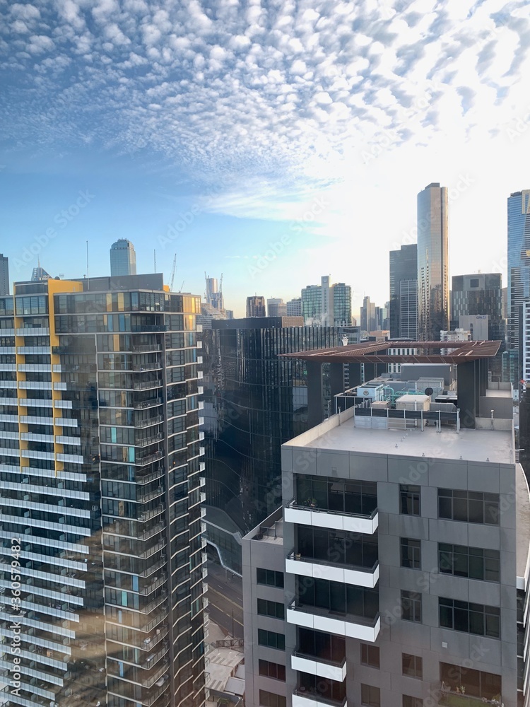 Fototapeta premium skyscrapers in the city