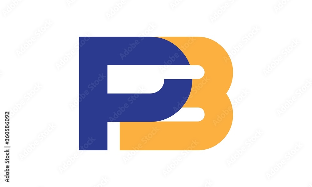 PB Creative letter logo Design . PB Creative letter logo Design .