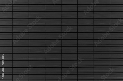 Wallpaper Mural Modern black stone wall with stripes texture and seamless background Torontodigital.ca