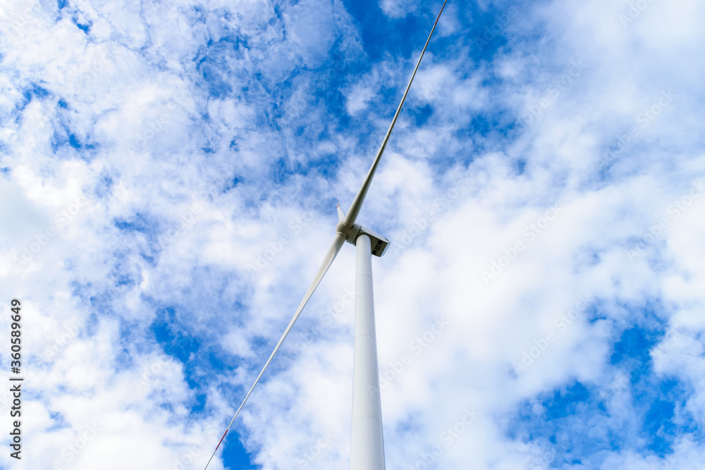 Wind turbines generating electricity Wind turbines generating electricity