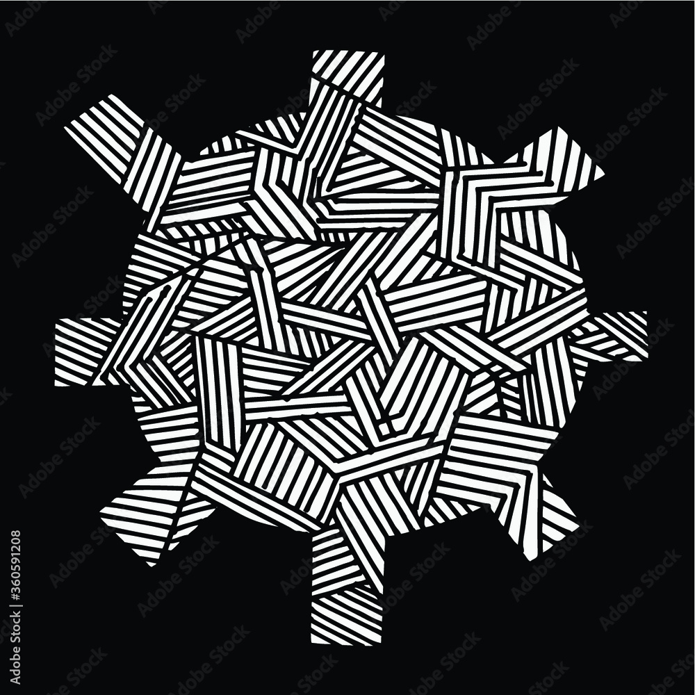 Black and White Sun - handmade texture
Black and White Sun - handmade texture