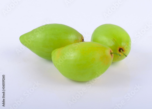 Wallpaper Mural Fresh juicy jujube isolated on white background. Torontodigital.ca