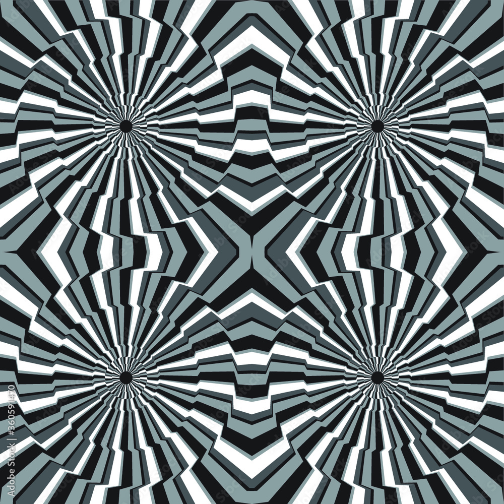 Spiral Optical Illusion - Pattern