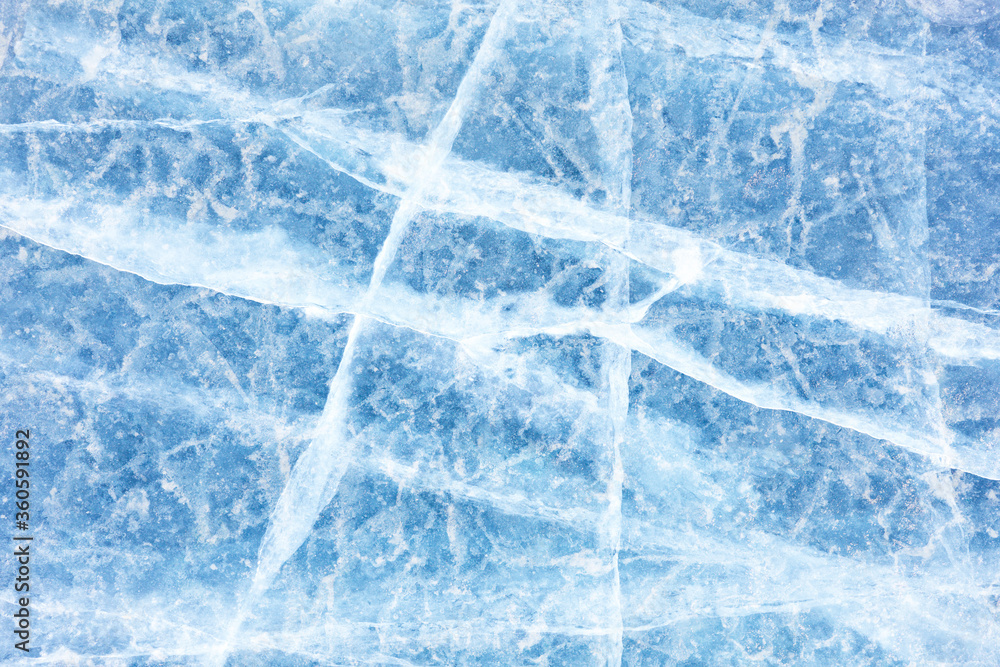 Blue background of Ice texture Blue background of Ice texture