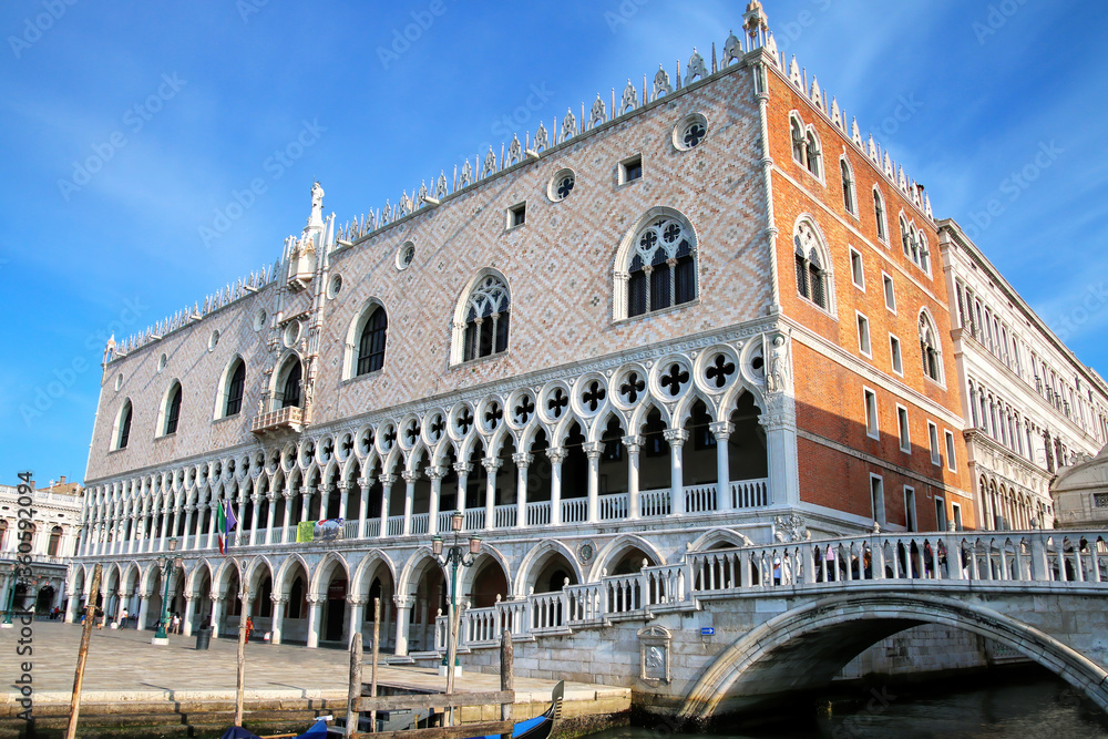 View of Palazzo Ducale from Grand Canal in Venice, Italy