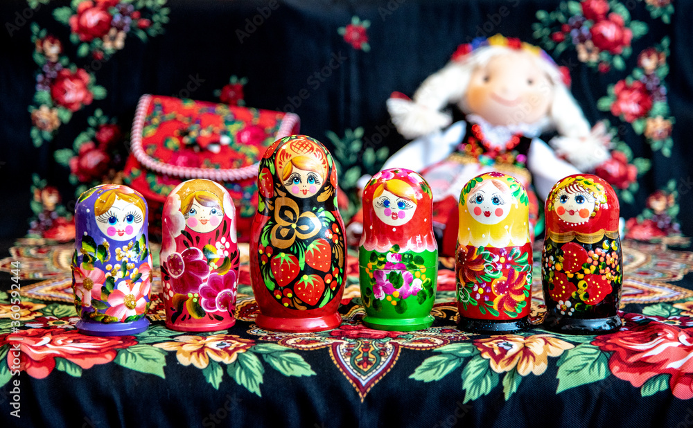 Babushka, Matrioshka Traditional handmade Polish & Russian Folk Doll.