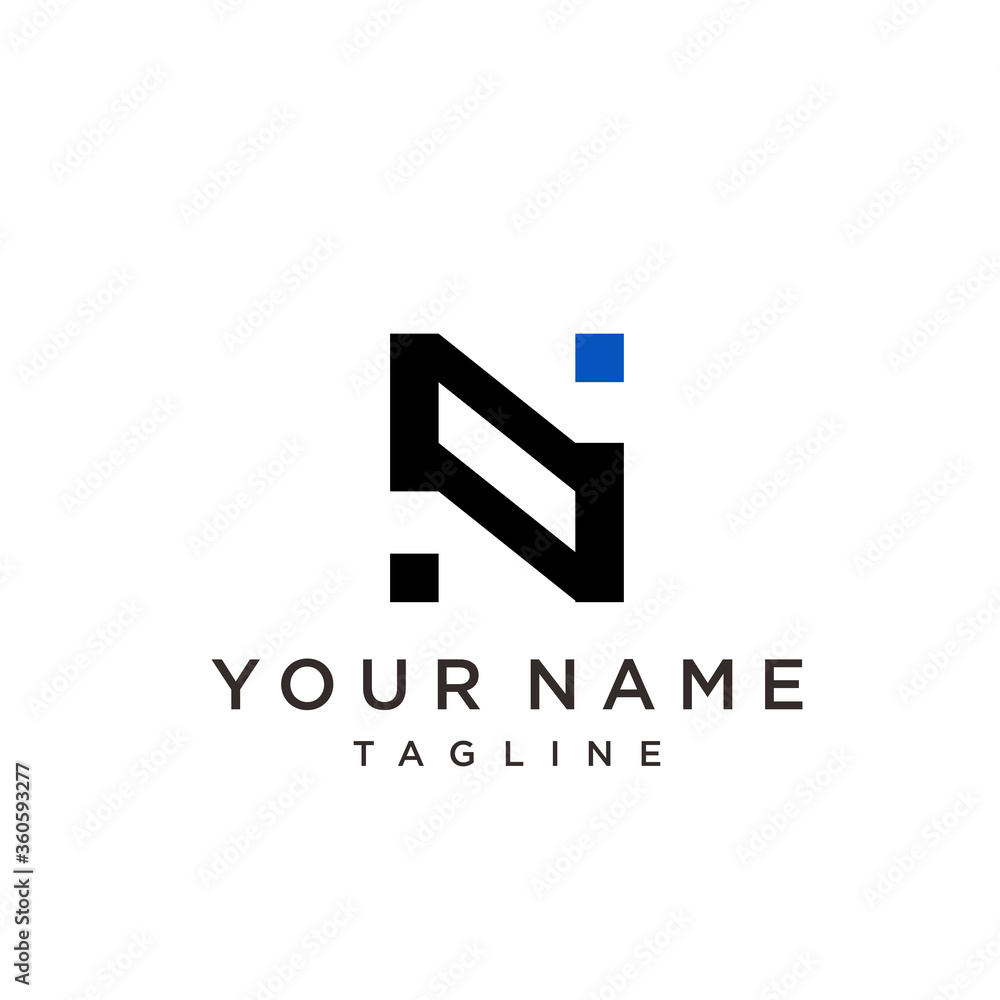 Letter N Wifi Logo design. N logo design template,technology,electronics,digital,dot connection. Letter N Wifi Logo design. N logo design template,technology,electronics,digital,dot connection.