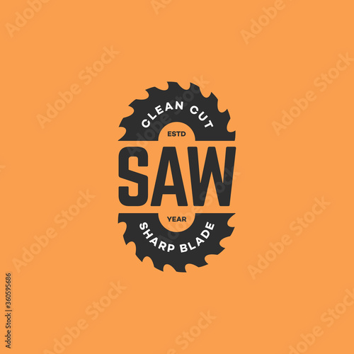 Saw blades logo