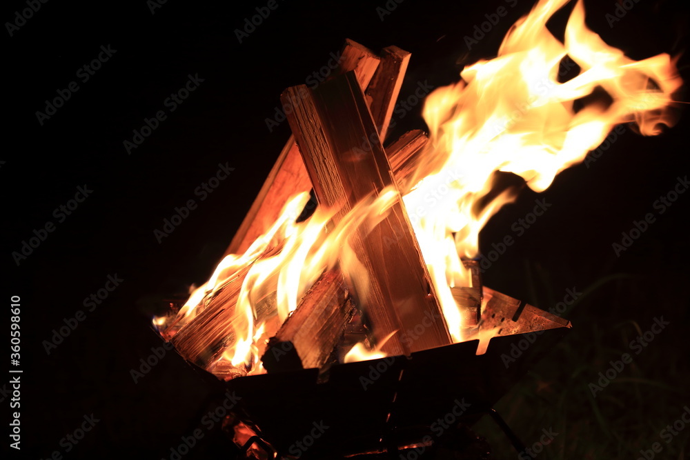 Fototapeta premium Healing bonfire