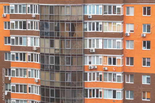 Residential Building. Modern Apartment House