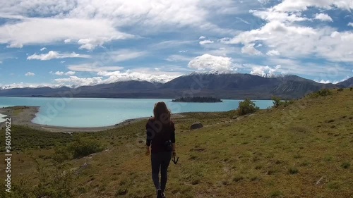 women walking in nature