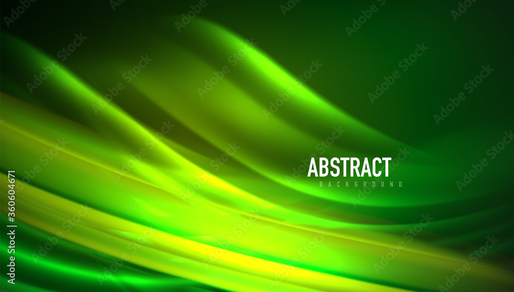 Obraz premium Fluid wave lines background. Trendy abstract layout template for business or technology presentation, internet poster or web brochure cover, wallpaper