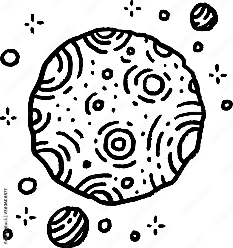 Hand drawn Planet Hand drawn Planet