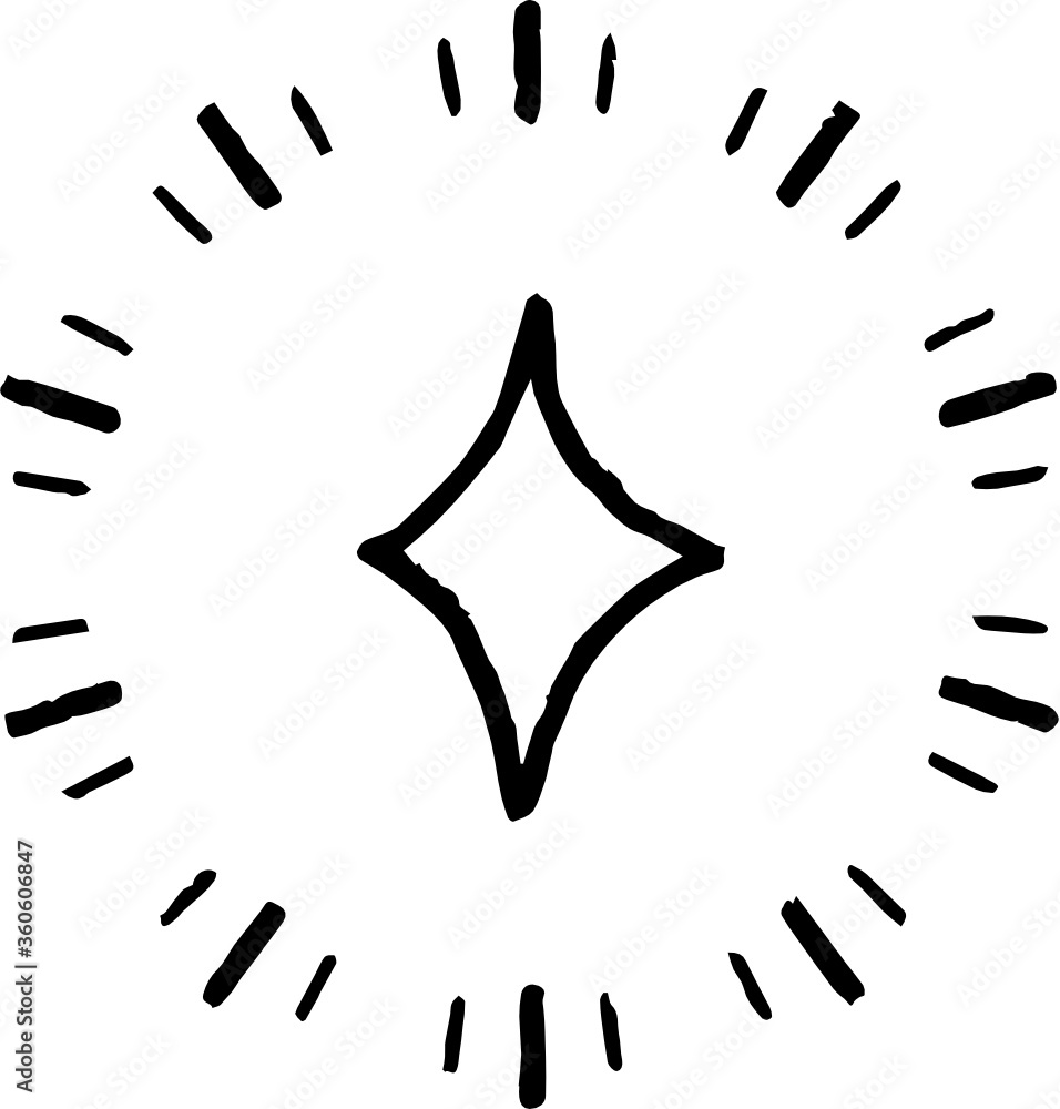 Sparkle Line Vector Illustration Sparkle Line Vector Illustration