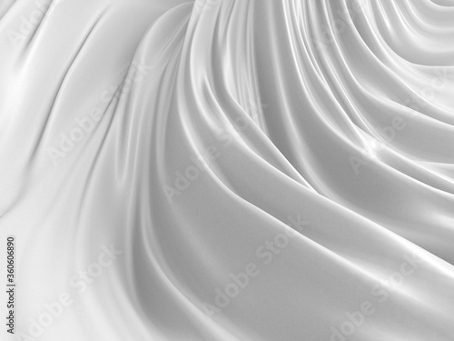 White abstract liquid wavy background