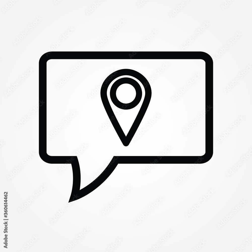 outline share location icon vector illustration
outline share location icon vector illustration