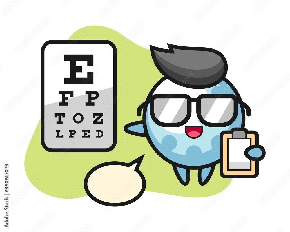 Golf cartoon as a ophthalmology Golf cartoon as a ophthalmology