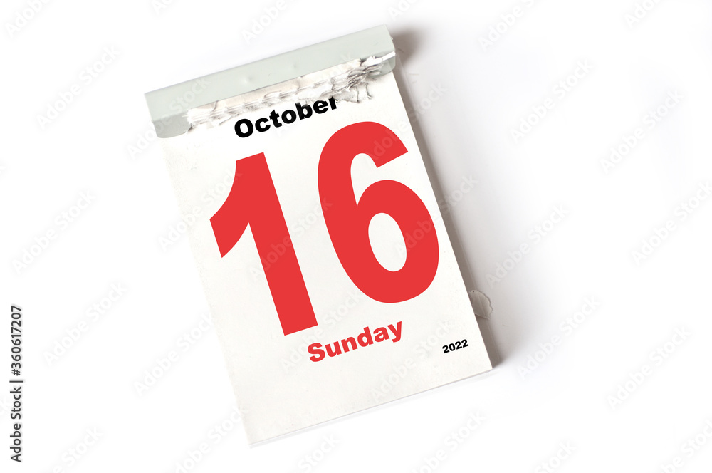 16 October 2022 16 October 2022