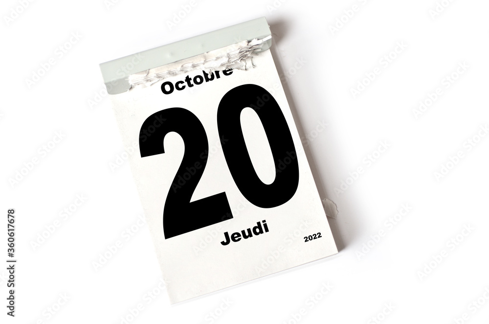 20 Octobre 2022 20 Octobre 2022