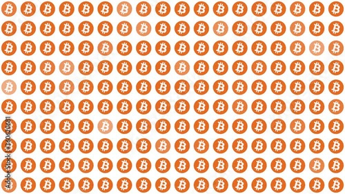 Bitcoin Mining Concept Graphic Animation Loop - Blockchain Cryptocurrency Decentralized Currency