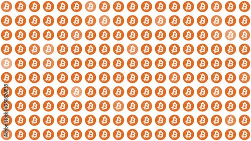 Bitcoin Mining Concept Graphic Animation Loop - Blockchain Cryptocurrency Decentralized Currency