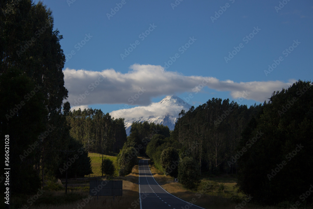time lapse clouds over the road time lapse clouds over the road