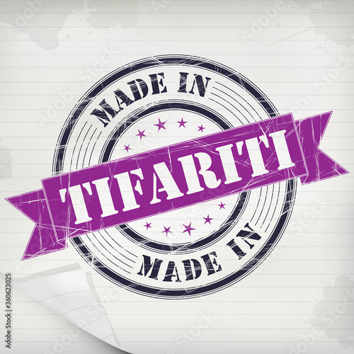 Stamp rubber Tifariti photo