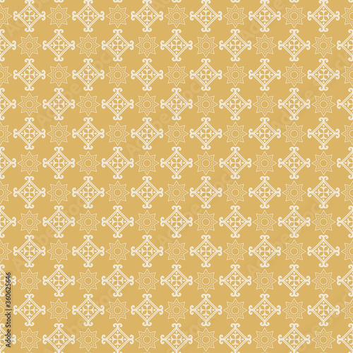 Gold seamless pattern with modern geometric pattern vector graphics