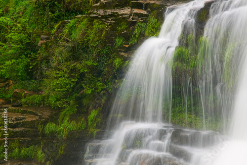 Waterfall at Ystradfellte Brecon Beacons Powys Wales © welshpix
