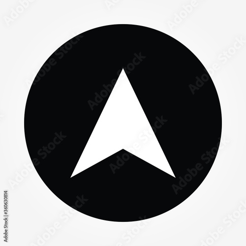 compas arrow icon vector illustration